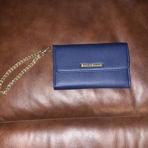 Bandolino Navy&Gold clutch purse